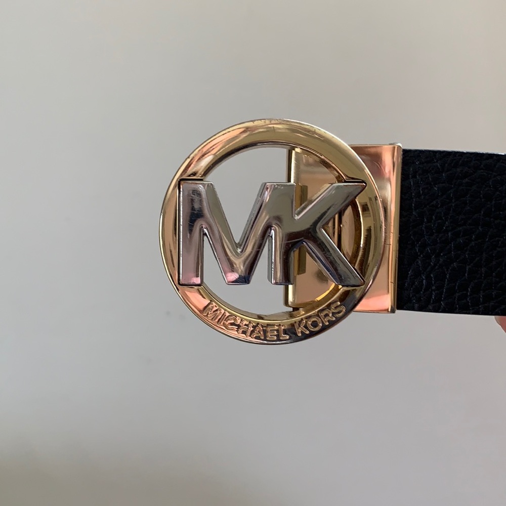 Michael Kors Brown/Black Reversible Belt